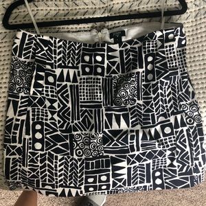 Jcrew pattern skirt size 10